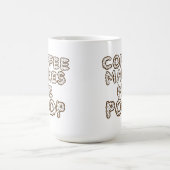コーヒーは私にウンチのコーヒー・マグをします コーヒーマグカップ (中央)