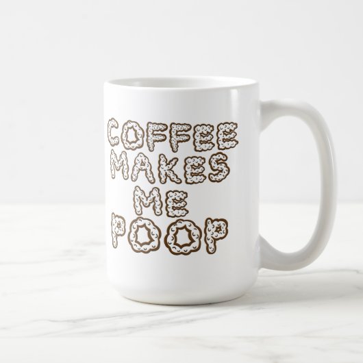 コーヒーは私にウンチのコーヒー・マグをします コーヒーマグカップ (右)
