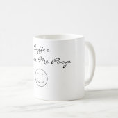 コーヒーは私にウンチのマグをします コーヒーマグカップ (正面右)