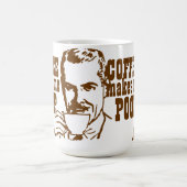 コーヒーは私にウンチをします! コーヒーマグカップ (中央)