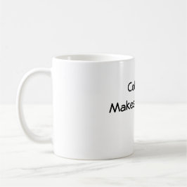 コーヒーは私にウンチをします マグカップ