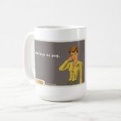 コーヒーは私にウンチを救済します コーヒーマグカップ (正面左)