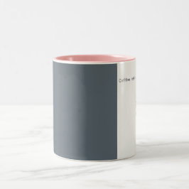 コーヒーは私にウンチ虹のユニコーンマグを作る ツートーンマグカップ