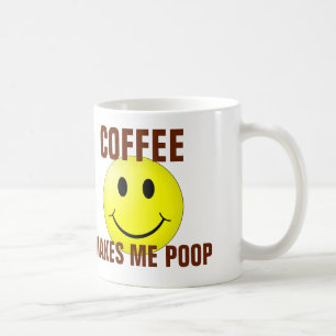 コーヒーは私にウンチ、おもしろいなコーヒー・マグをします コーヒーマグカップ