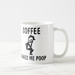 コーヒーは私にウンチ、マグをします コーヒーマグカップ