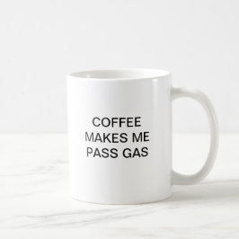 コーヒーは私にパスのガスをします コーヒーマグカップ