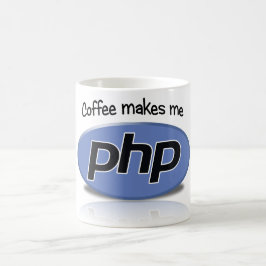 コーヒーは私にphpを作ります コーヒーマグカップ