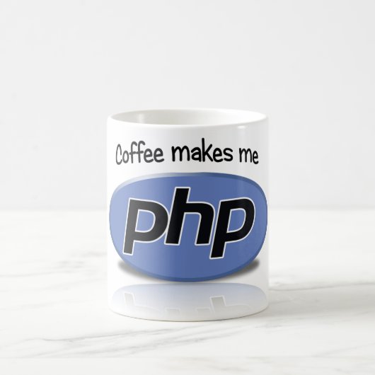 コーヒーは私にphpを作ります コーヒーマグカップ (中央)