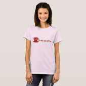 コーヒーは私のお茶だ Tシャツ (正面フル)