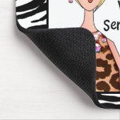 コーヒーは私のすごい力だ! マウスパッド (コーナー)