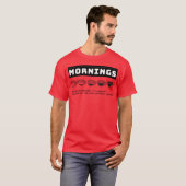 コーヒーは私のすべての問題の解決策家族 Tシャツ (正面フル)