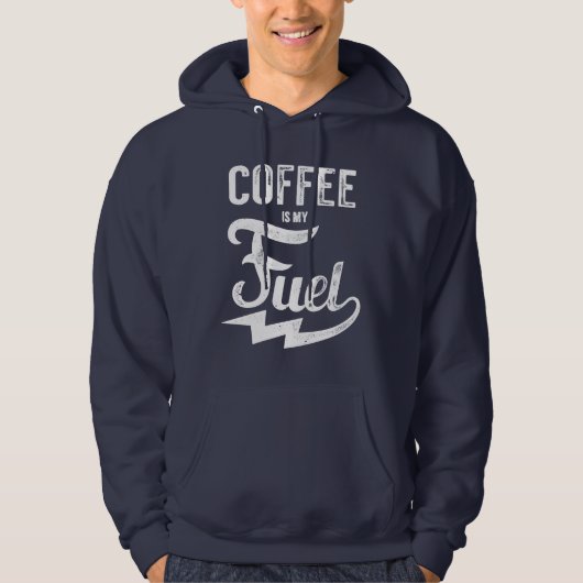 コーヒーは私のエネルギー源 パーカ (正面)