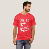 コーヒーは私のエネルギー源 Tシャツ (正面フル)