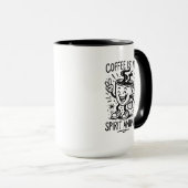 コーヒーは私のスピリットアニマルプレミアムマグカップ マグカップ (正面右)
