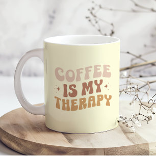 コーヒーは私のセラピーI大好きコーヒー引用文 おもしろい コーヒーマグカップ