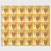 コーヒーは私のデザートだ ラッピングペーパー (フラット)