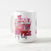 コーヒーは私のハートの日 コーヒーマグカップ (正面左)