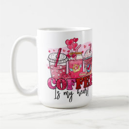 コーヒーは私のハート バレンタインデー コーヒーマグカップ