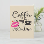 コーヒーは私のバレンタインの女性 シーズンカード (スタンド正面)