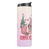 コーヒーは私のバレンタイン タンブラー (回転左)