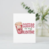 コーヒーは私のバレンタイン ポストカード (スタンド正面)