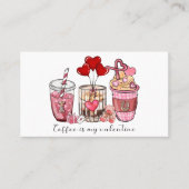 コーヒーは私のバレンタイン 名刺 (正面)