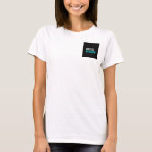 コーヒーは私のワクチンだ Tシャツ (正面)