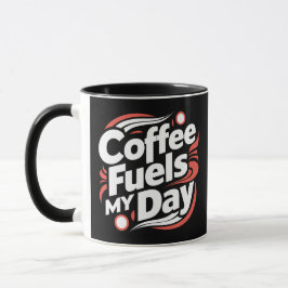 コーヒーは私の一日を潤す マグカップ