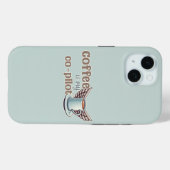 コーヒーは私の共同パイロット Case-Mate iPhoneケース (裏面 (横))