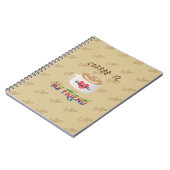 コーヒーは私の友人 ノートブック (左側)