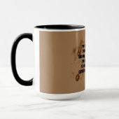 "コーヒーは私の問題を解決しない" コーヒー マグカップ (左)