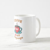 コーヒーは私の好きな言葉だ コーヒーマグカップ (正面右)