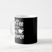 コーヒーは私の好きな言葉だ コーヒーマグカップ (正面左)