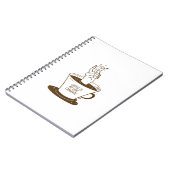 コーヒーは私の好きな言葉だ ノートブック (左側)