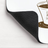 コーヒーは私の好きな言葉だ マウスパッド (コーナー)