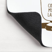 コーヒーは私の好きな言葉だ マウスパッド (コーナー)