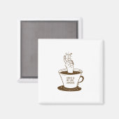 コーヒーは私の好きな言葉だ マグネット (正面/裏面)