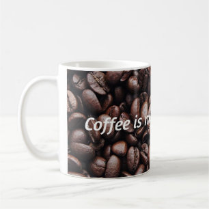 コーヒーは私の存在理由だ コーヒーマグカップ