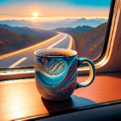 コーヒーは私の宗教だ カフェラテマグ