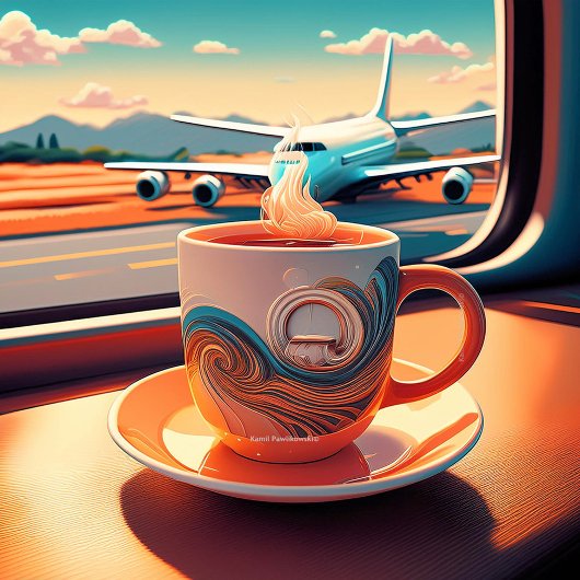 コーヒーは私の宗教だ カフェラテマグ