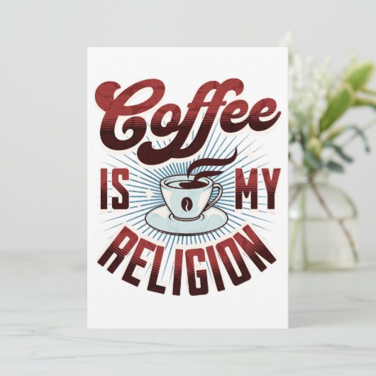 コーヒーは私の宗教であるおもしろい- シーズンカード (スタンド正面)