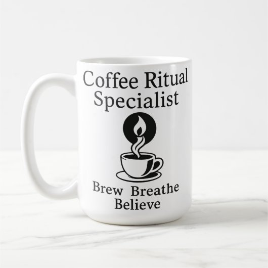 コーヒーは私の式だ コーヒーマグカップ (左)