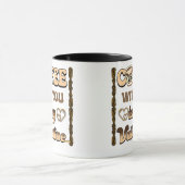 コーヒーは私の愛のための私のバレンタインの贈り物である マグカップ (中央)