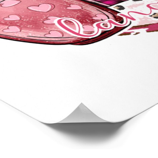 コーヒーは私の愛の言葉である ポスター (角)