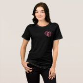 コーヒーは私の愛の言葉のバレンタおもしろいイン トライブレンドTシャツ (正面全面)