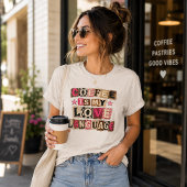 コーヒーは私の愛の言葉 身代金要求の手紙 トライブレンドTシャツ