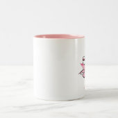 コーヒーは私の禅だ ツートーンマグカップ (中央)