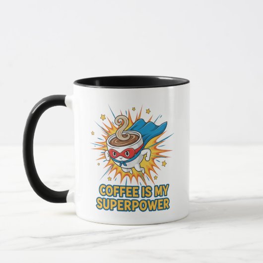 コーヒーは私の超能力 マグカップ (左)