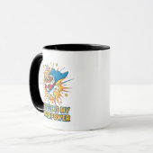 コーヒーは私の超能力 マグカップ (正面左)