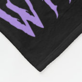 コーヒーは私の魔女の醸造酒レトロハロウィーン魔女Br フリースブランケット (角)